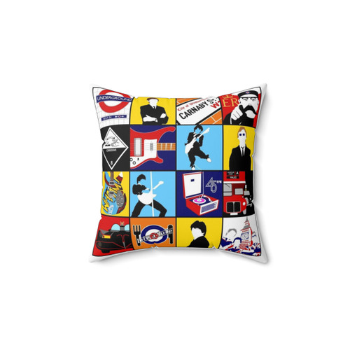 The Jam Mod Art Pillow - Punk Rock Home Decor