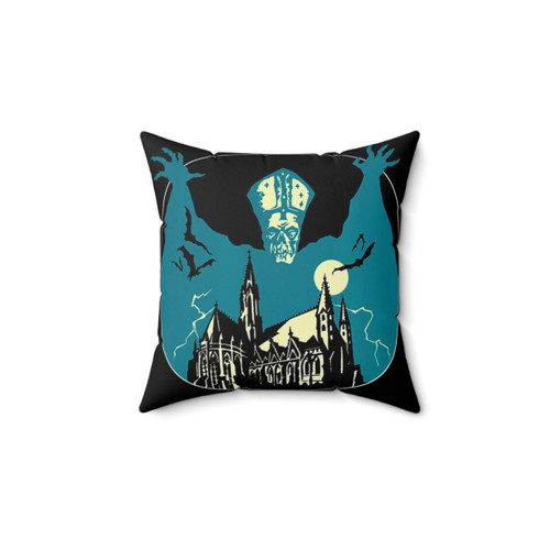 Ghost Opus Vintage Pillow - Occult Metal Decor