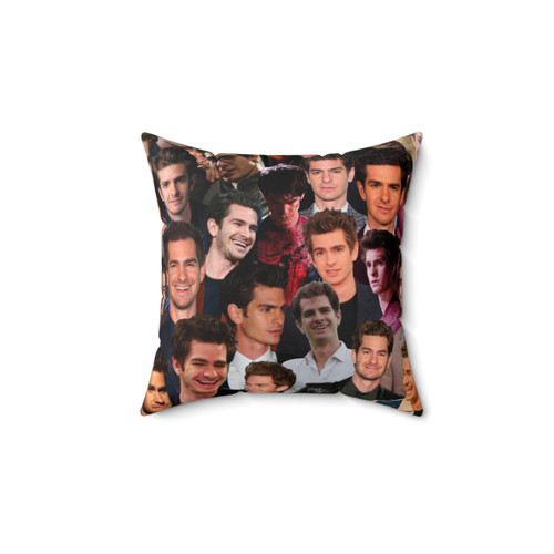 Andrew Garfield Photo Collage Decorative Pillow