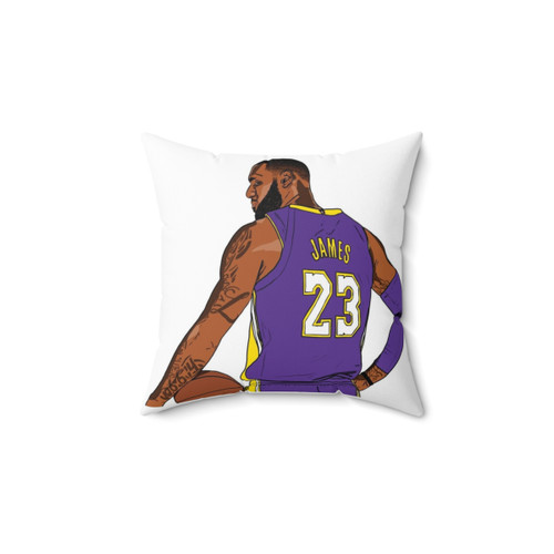 LeBron James inspired basketball pillow