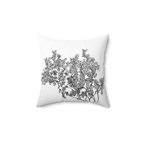 Peaceful Tree Pillow for Nature-Inspired Home Decor