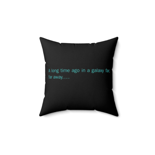Star Wars Intro Quote Pillow