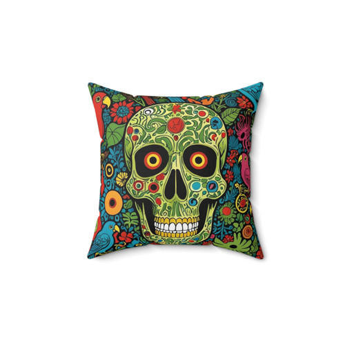 Tropic Skull Decorative Throw Pillow