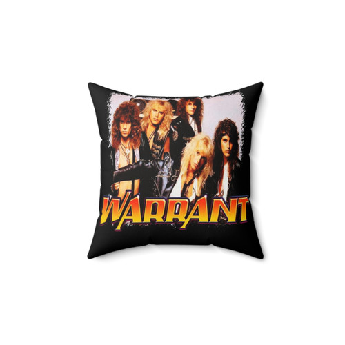 Warrant Glam Metal Band Music Tour Pillow