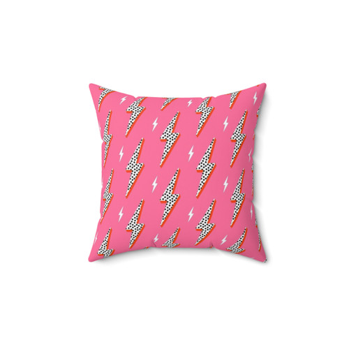 Preppy Lightning Bolt Decorative Pillow