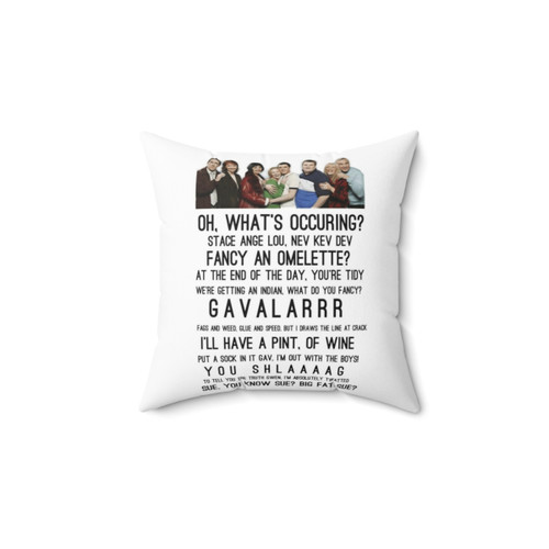 Gavin & Stacey Themed Decorative Pillow