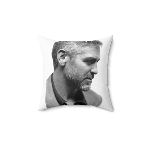 Large decorative George Clooney pillow
