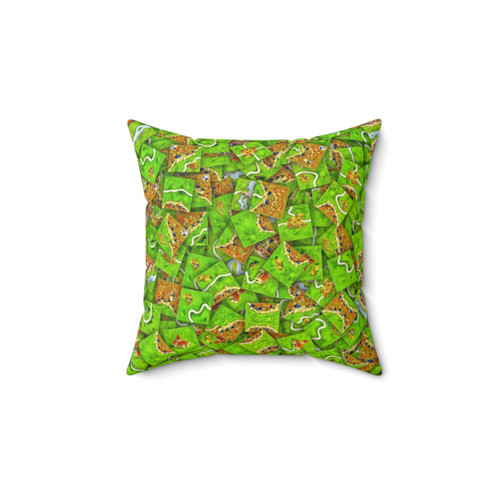 Carcassonne Tiles Decorative Throw Pillow