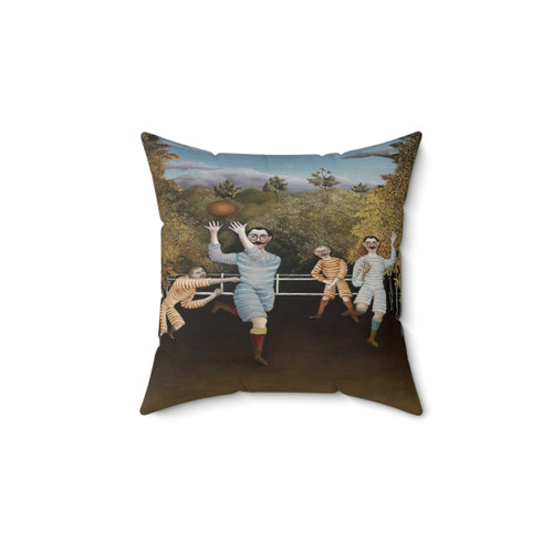 Henri Rousseau Exotic Landscape Pillow