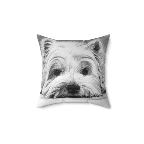 West Highland White Terrier Pillow - Soft, Decorative Home Accent