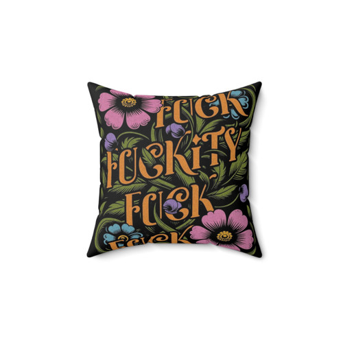 Passion Expression Floral Decorative Pillow
