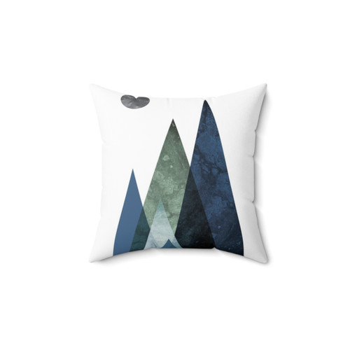 Nordic Mountains Pillow with Minimalist Design