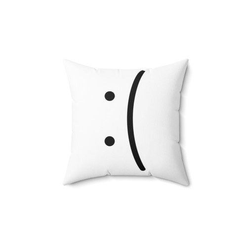 Emoji Sad Face Decorative Pillow