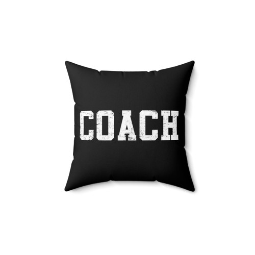 Distressed Sports Coach Pillow
