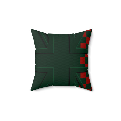 British Racing Green Mini Cooper 3D Flag Pillow