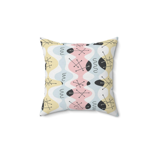 Bambino Organic Atomic Pillow - Geometric Mid Century Modern Design