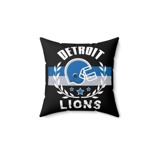 Detroit Lions Football Pillow