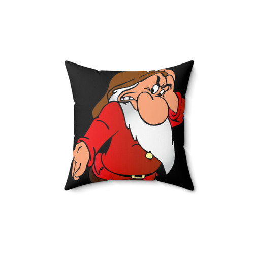 Grumpy Dwarf Decorative Pillow