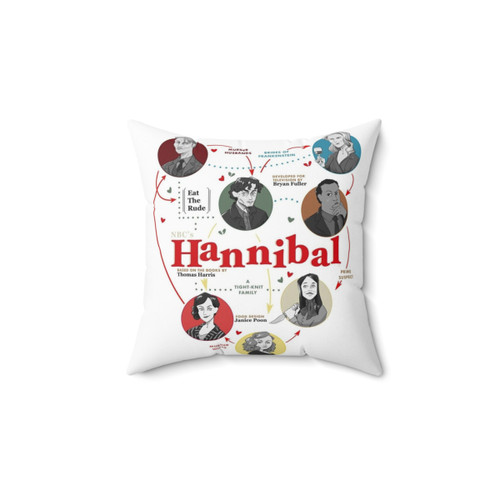Hannibal & Falsettos Mashup Pillow