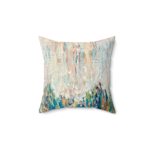 Colorful Rain Drops Decorative Pillow
