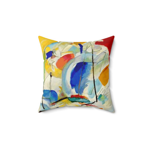 Kandinsky Sea Battle 1913 Abstract Throw Pillow
