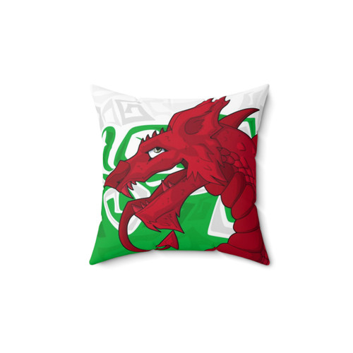 Cozy Welsh Dragon Pillow for Home Decor