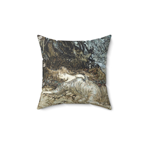 Titania Sleeping Fairy Tale Pillow by Arthur Rackham