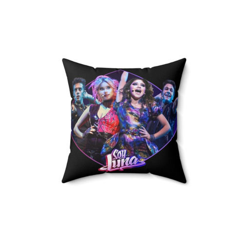 Soy Luna Cast Pillow - Decorative Pillow Featuring Luna Valente and the Soy Luna Cast