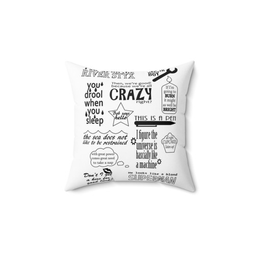 Heroes of Olympus Quotes Pillow