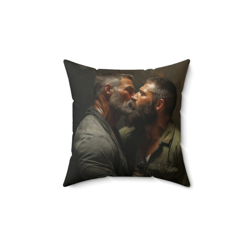 Muscle Bear Oil Painting Pillow