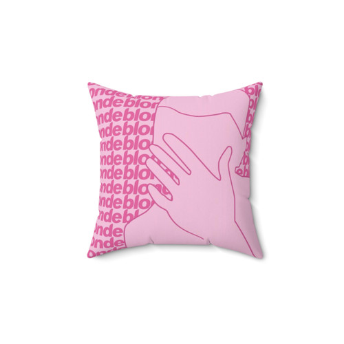 Frank Ocean Blonde Pillow with Graphic Line Art Design