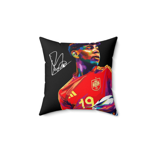 Lamine Yamal WPAP Art Pillow