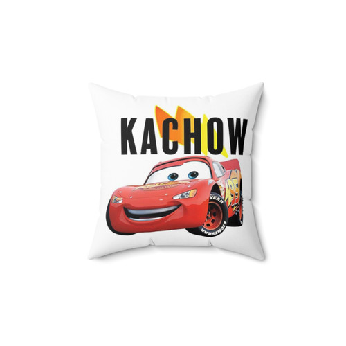 Lightning McQueen Themed Decorative Pillow