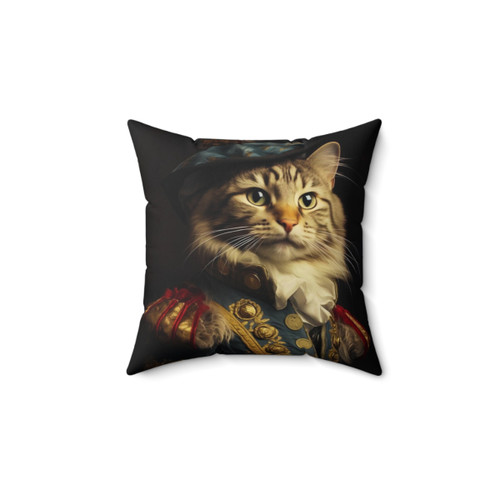 Noble Cat Pillow - Decorative Cat Cushion