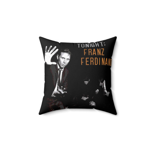 Franz Ferdinand Decorative Pillow featuring iconic band logo