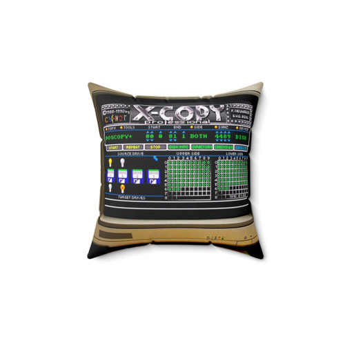 Retro Amiga Copy Software Pillow