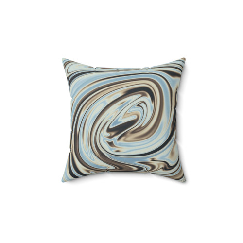 Colorful abstract gradient pattern pillow