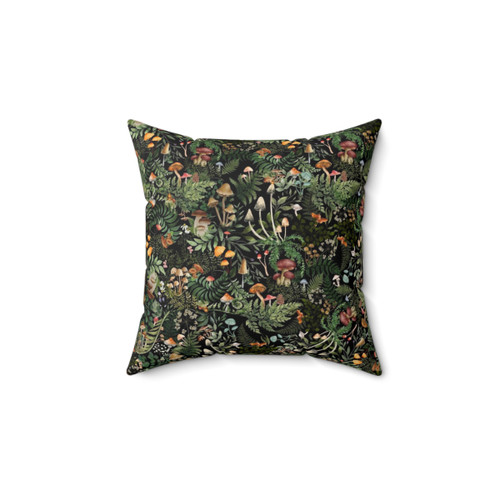 Forest Forager Mushroom Pillow