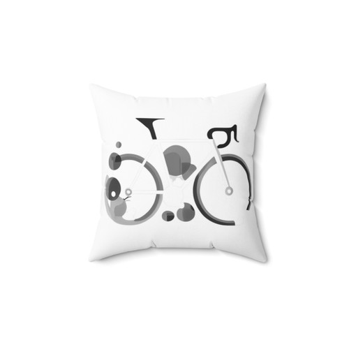 Bicycle Graphic Design Pillow for Cycling Enthusiasts