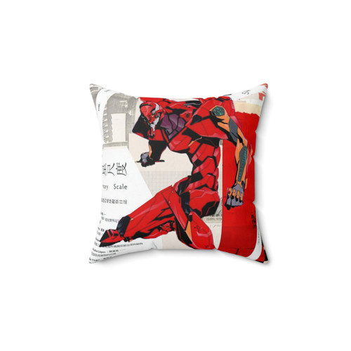 Evangelion EVA Unit-02 Collage Pillow