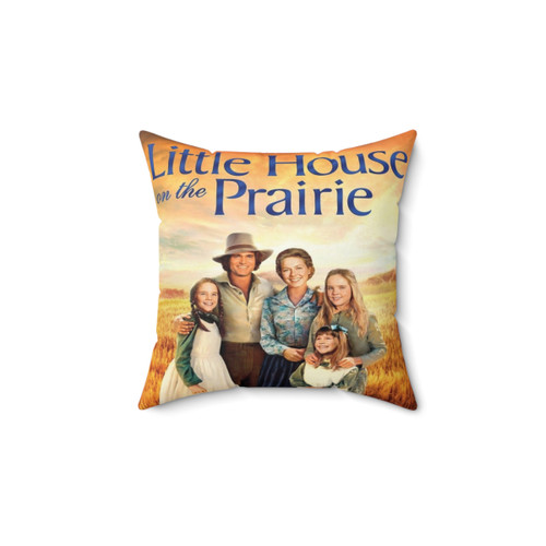 Vintage Frontier Pillow with Little House on the Prairie Inspired Design