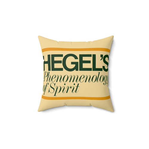 Hegels Phenomenology of Spirit Book Cover Pillow