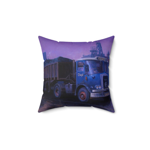 Vintage Lorry Themed Pillow