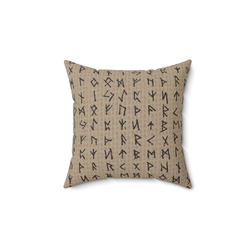 Futhark Rune Decorative Accent Pillow