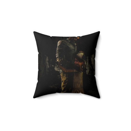 Clementine and Lee Pillow - Zombie Survival Decor