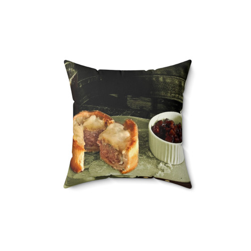 Porky Pie Pillow - Unique Meat-Inspired Home Decor