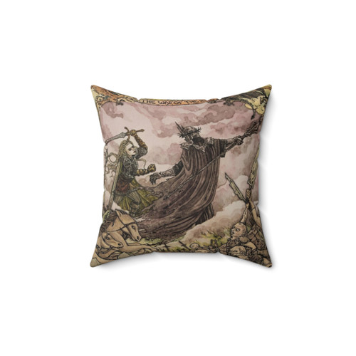 Eowyn and the Witch King of Angmar Lord of the Rings Pillow