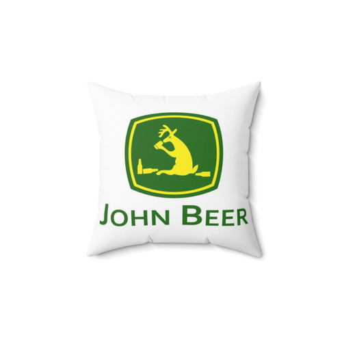 John Beer Themed Decorative Pillow