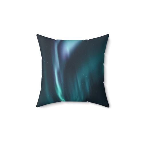 Magnetic Blue Northern Lights Pillow