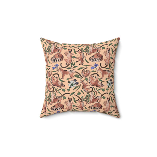 Tasmanian Tiger Throw Pillow